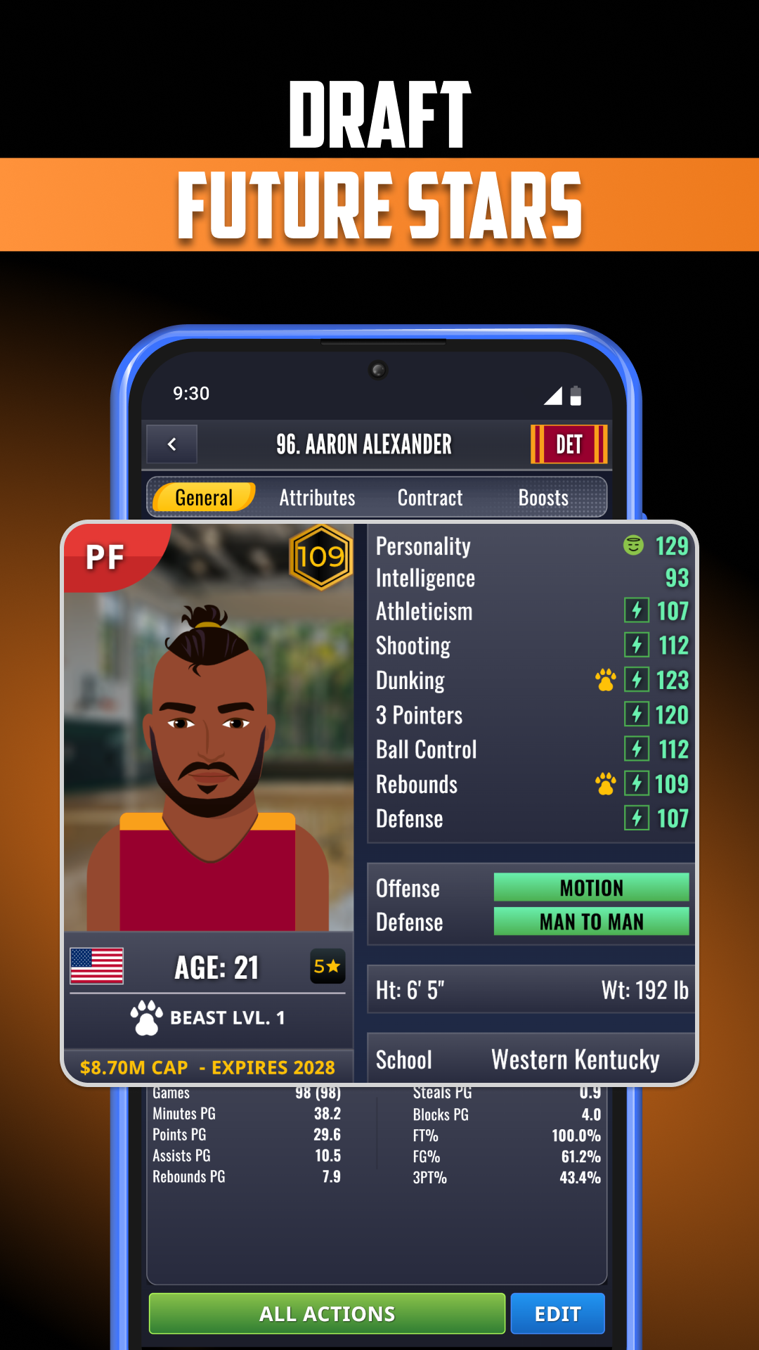 اسکرین شات 2 بازی Ultimate Pro Basketball GM