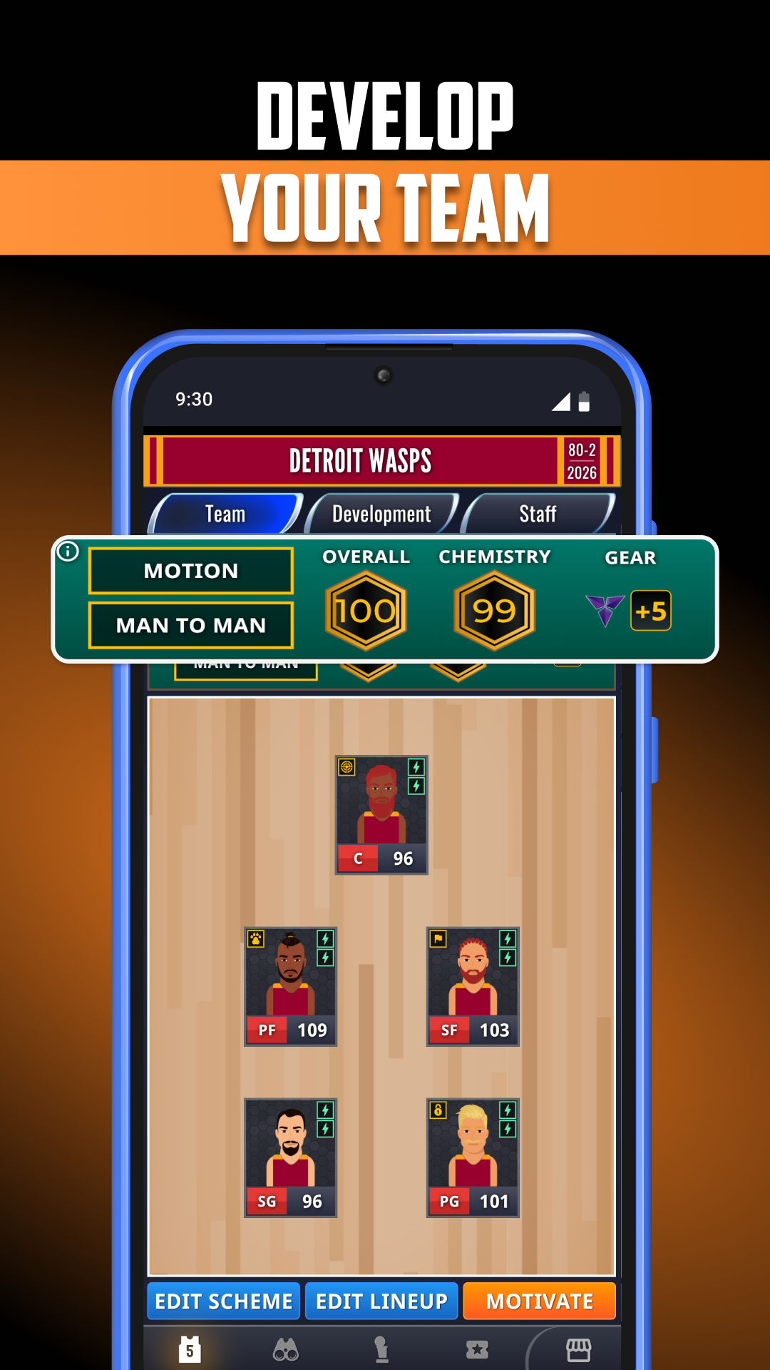 اسکرین شات 3 بازی Ultimate Pro Basketball GM