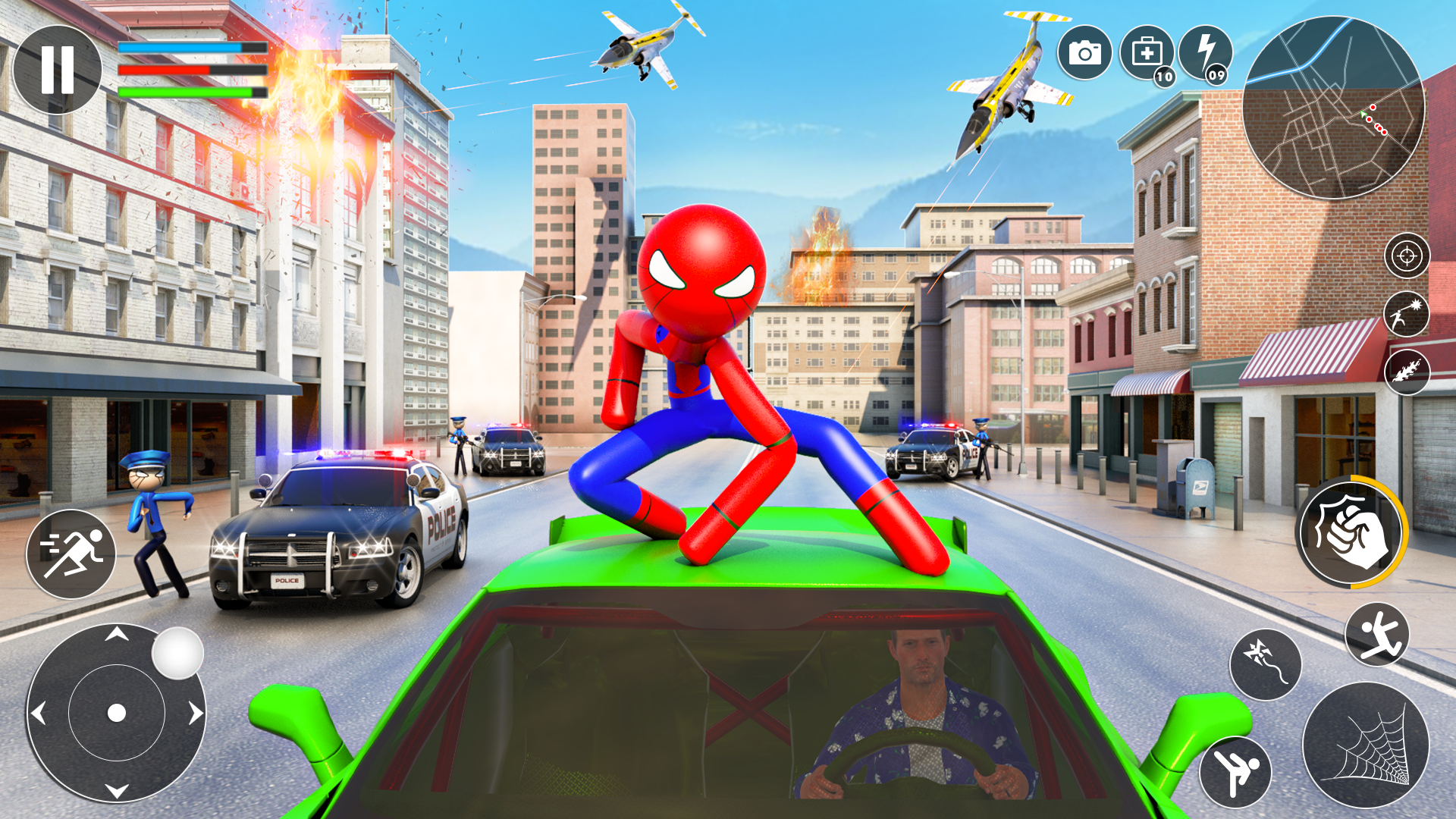 اسکرین شات 8 بازی Spider Game-Stickman Rope Hero