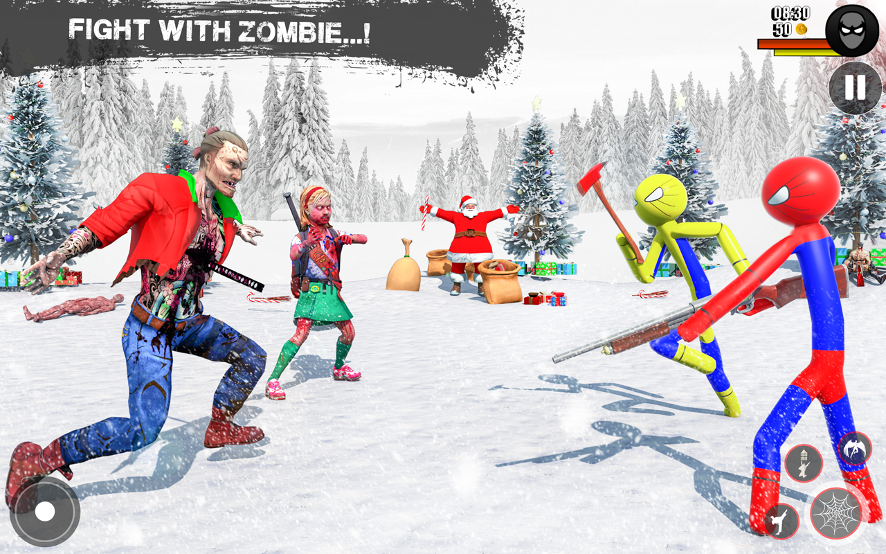 اسکرین شات 4 بازی Spider Game-Stickman Rope Hero