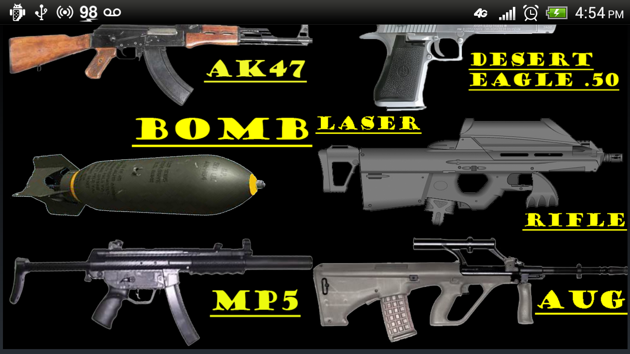 اسکرین شات 3 برنامه Gun Shot - Sounds