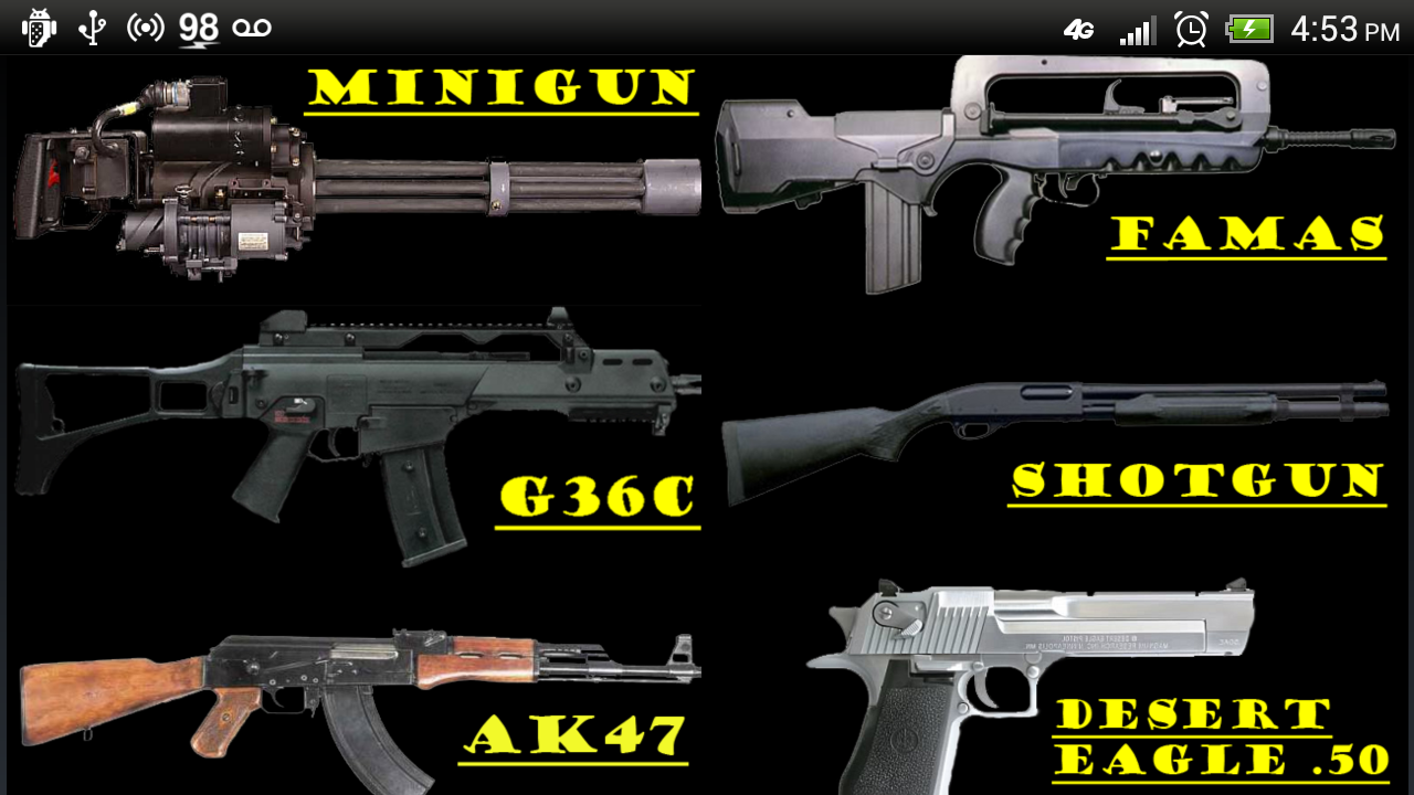 اسکرین شات 1 برنامه Gun Shot - Sounds
