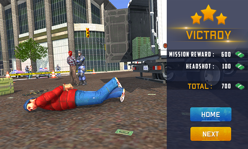 اسکرین شات 3 برنامه Sniper Gun Shooting game