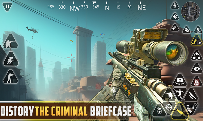 اسکرین شات 5 برنامه Sniper Gun Shooting game
