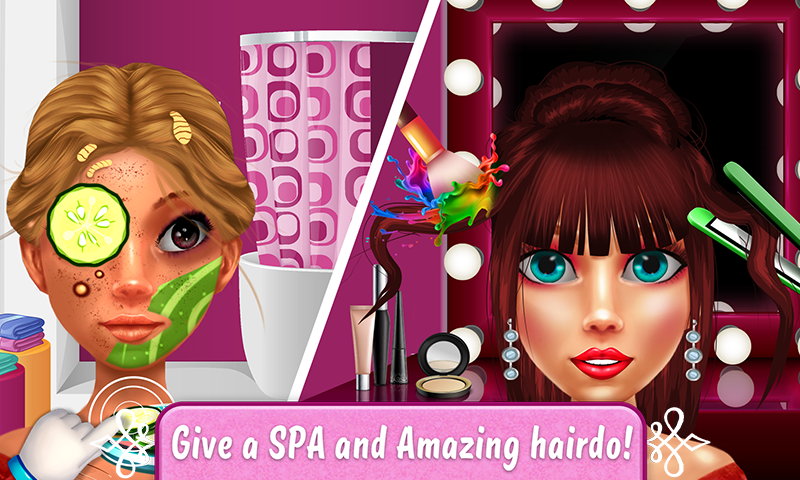 اسکرین شات 5 بازی Girls Makeup & Dress Up Games