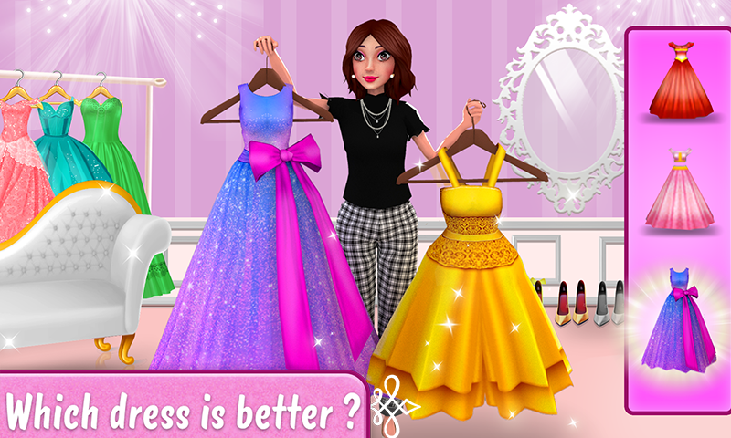 اسکرین شات 2 بازی Girls Makeup & Dress Up Games
