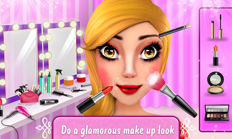 اسکرین شات 3 بازی Girls Makeup & Dress Up Games