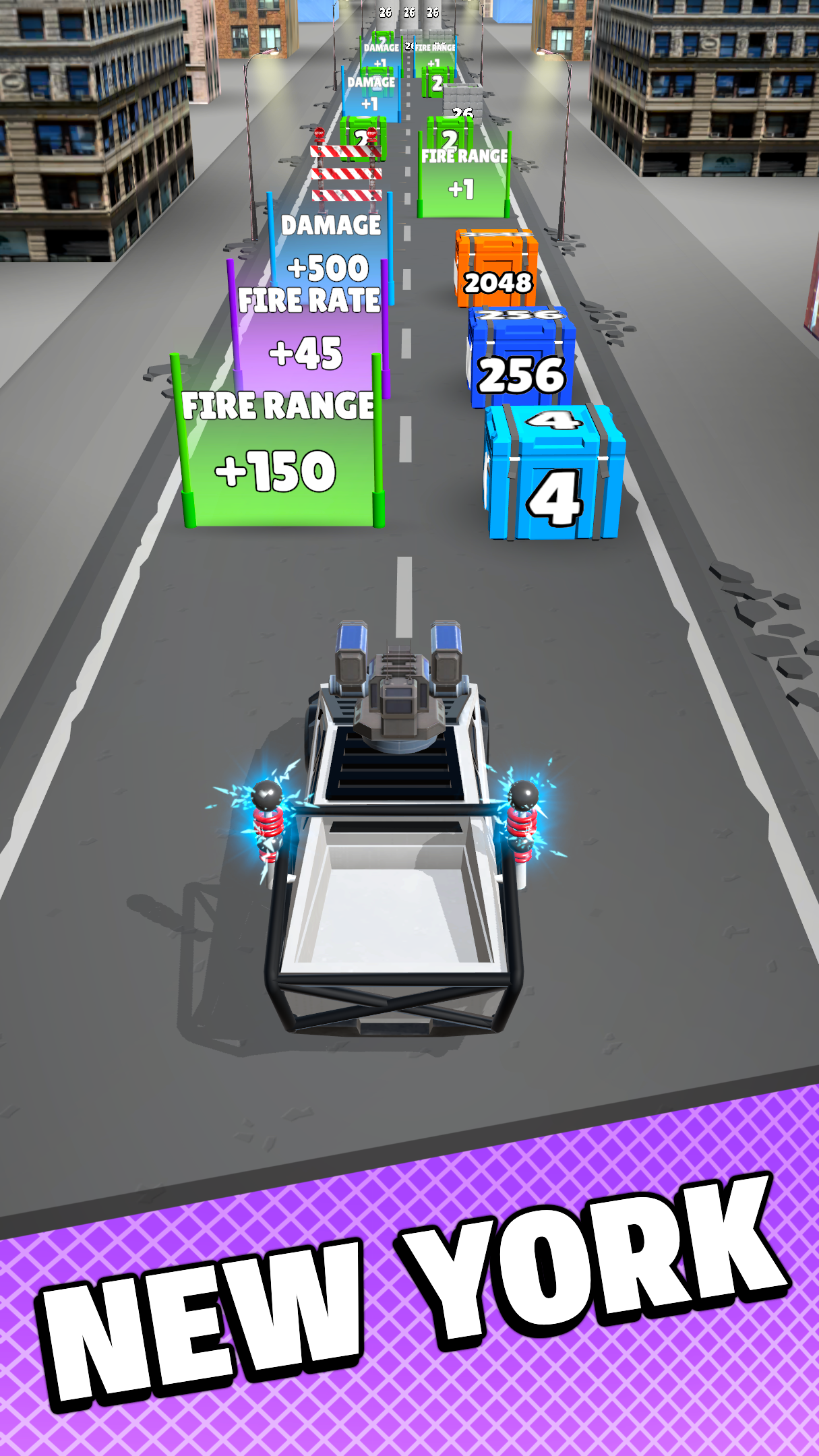 اسکرین شات 5 بازی Car Rush 2048