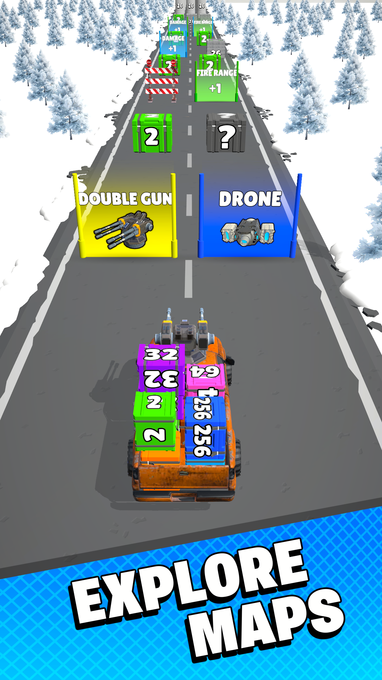 اسکرین شات 8 بازی Car Rush 2048