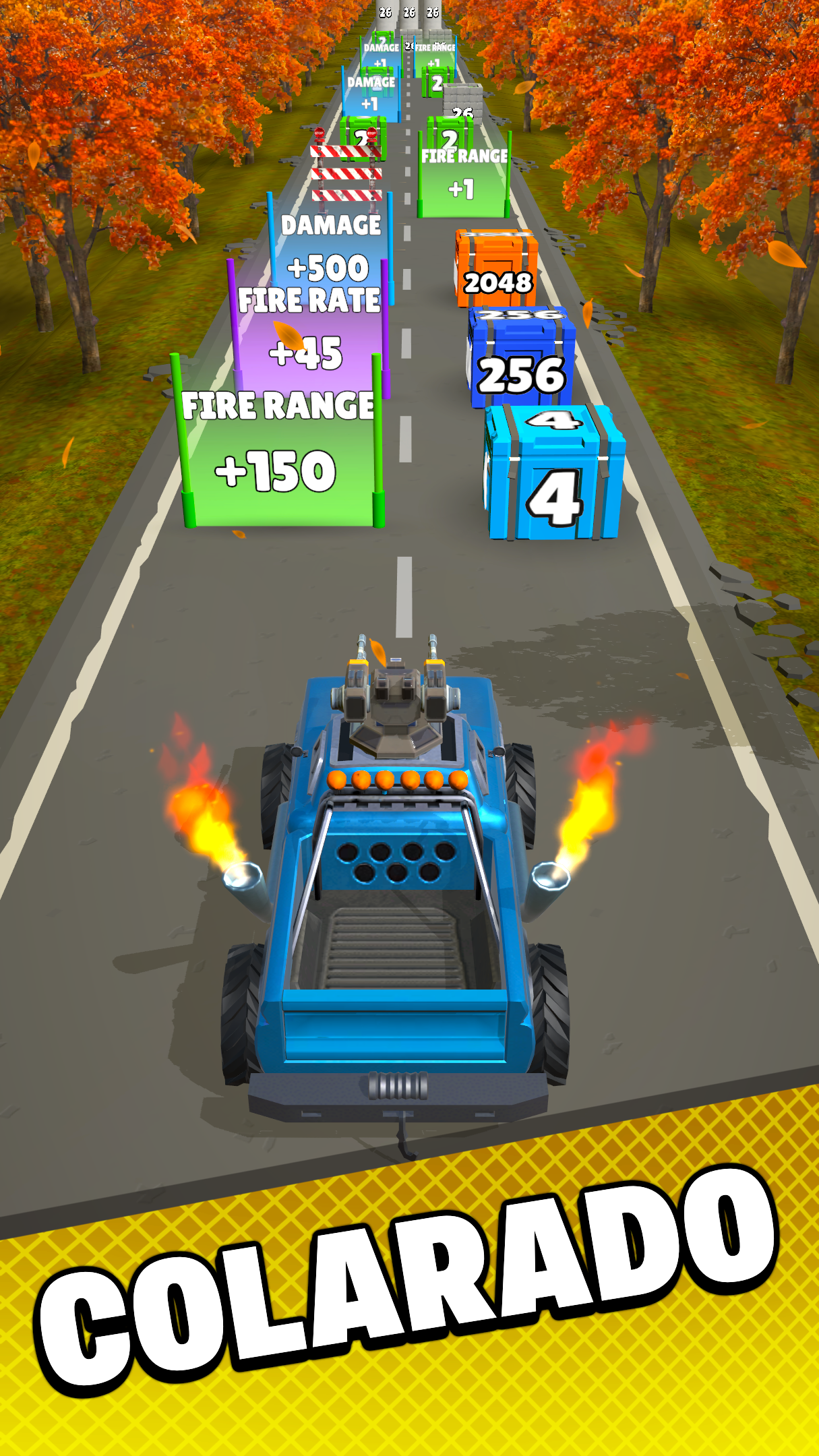 اسکرین شات 5 بازی Car Rush 2048