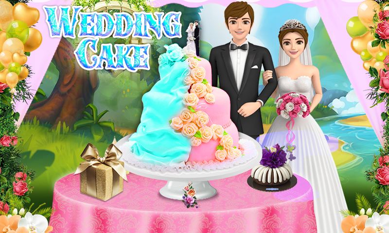 اسکرین شات 1 بازی Wedding Cake Maker: Cake Games