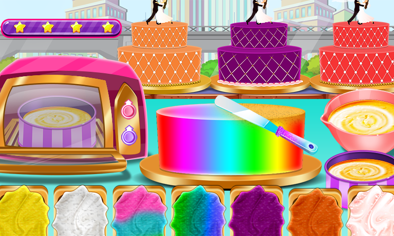 اسکرین شات 5 بازی Wedding Cake Maker: Cake Games