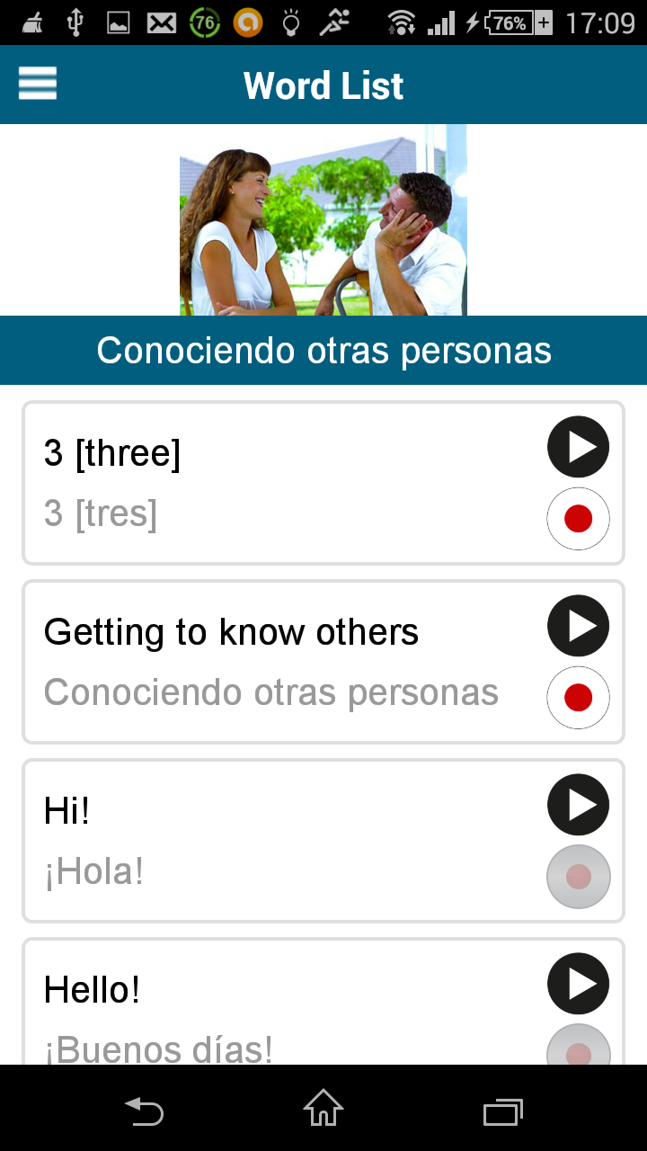 اسکرین شات 4 برنامه Learn English (USA)