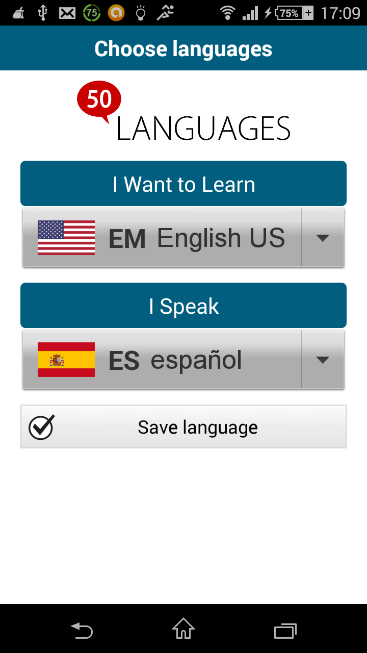 اسکرین شات 2 برنامه Learn English (USA)