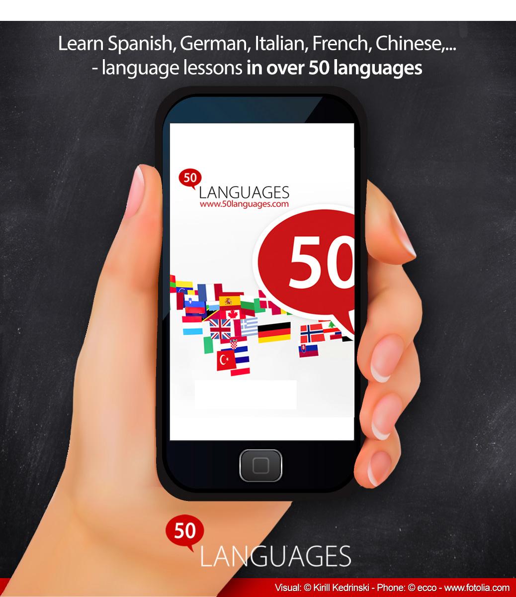 اسکرین شات 1 برنامه Learn 50 languages