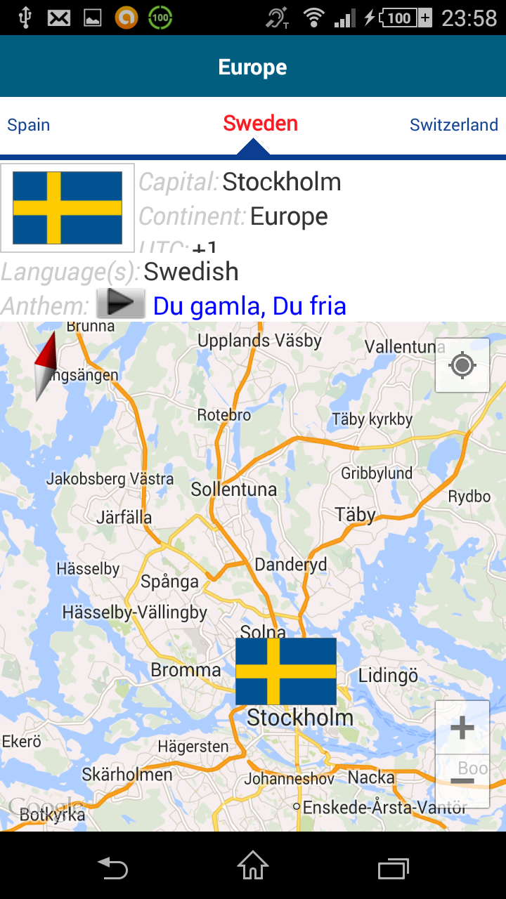 اسکرین شات 8 برنامه Learn Swedish - 50 languages
