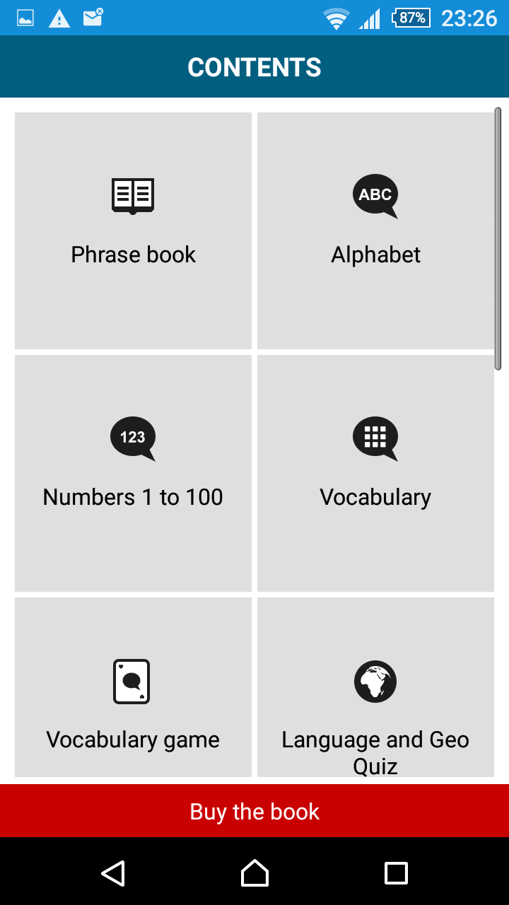 اسکرین شات 2 برنامه Learn Urdu - 50 languages