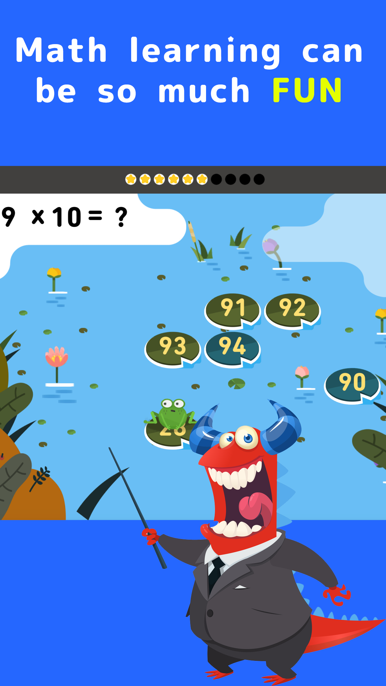 اسکرین شات 1 بازی Math - Fun Math Games for Kids