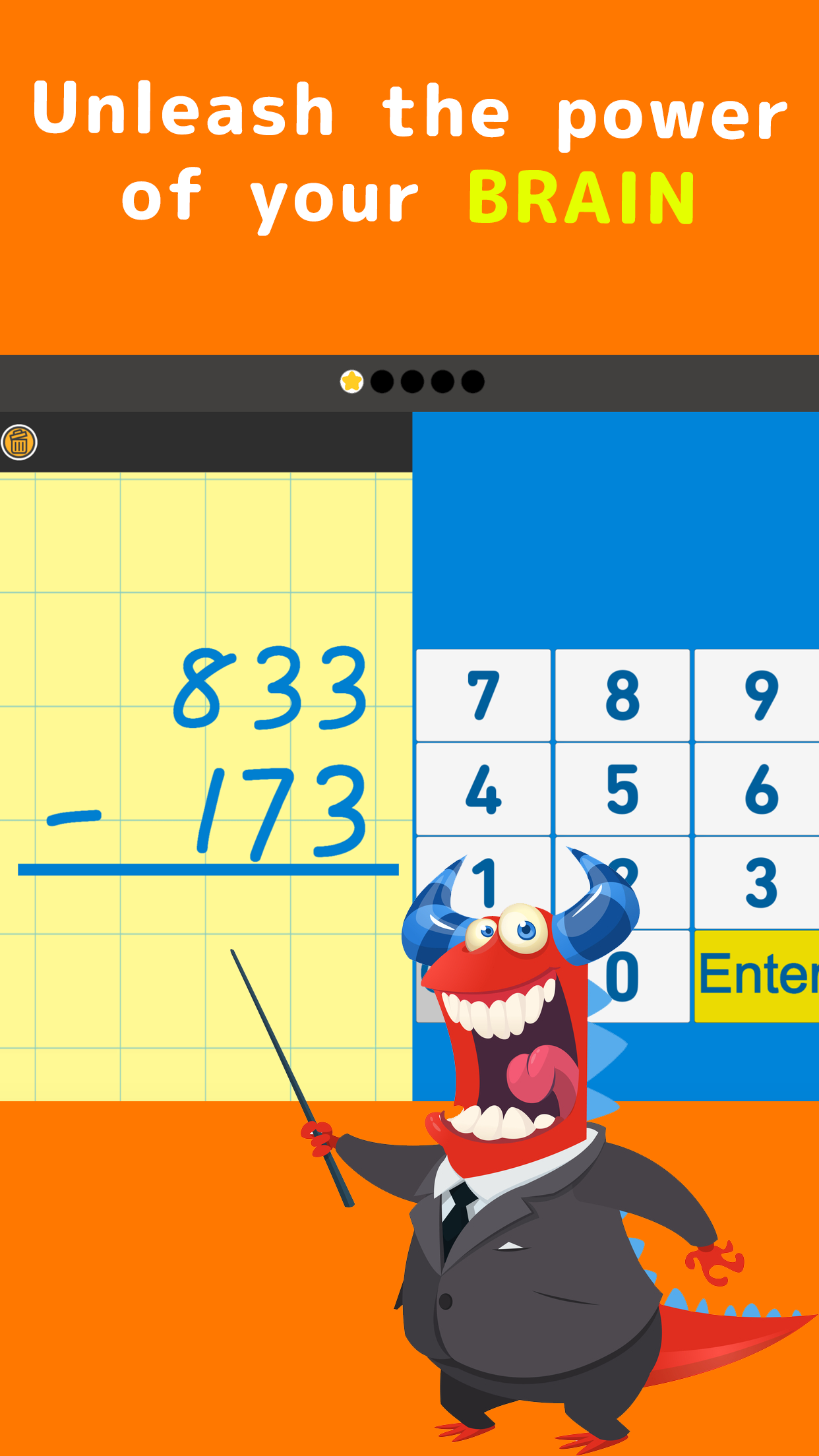 اسکرین شات 3 بازی Math - Fun Math Games for Kids