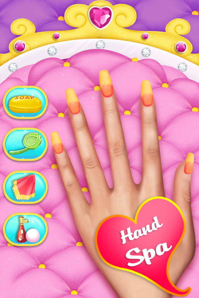 اسکرین شات 4 بازی Model Girls Nail Salon Games