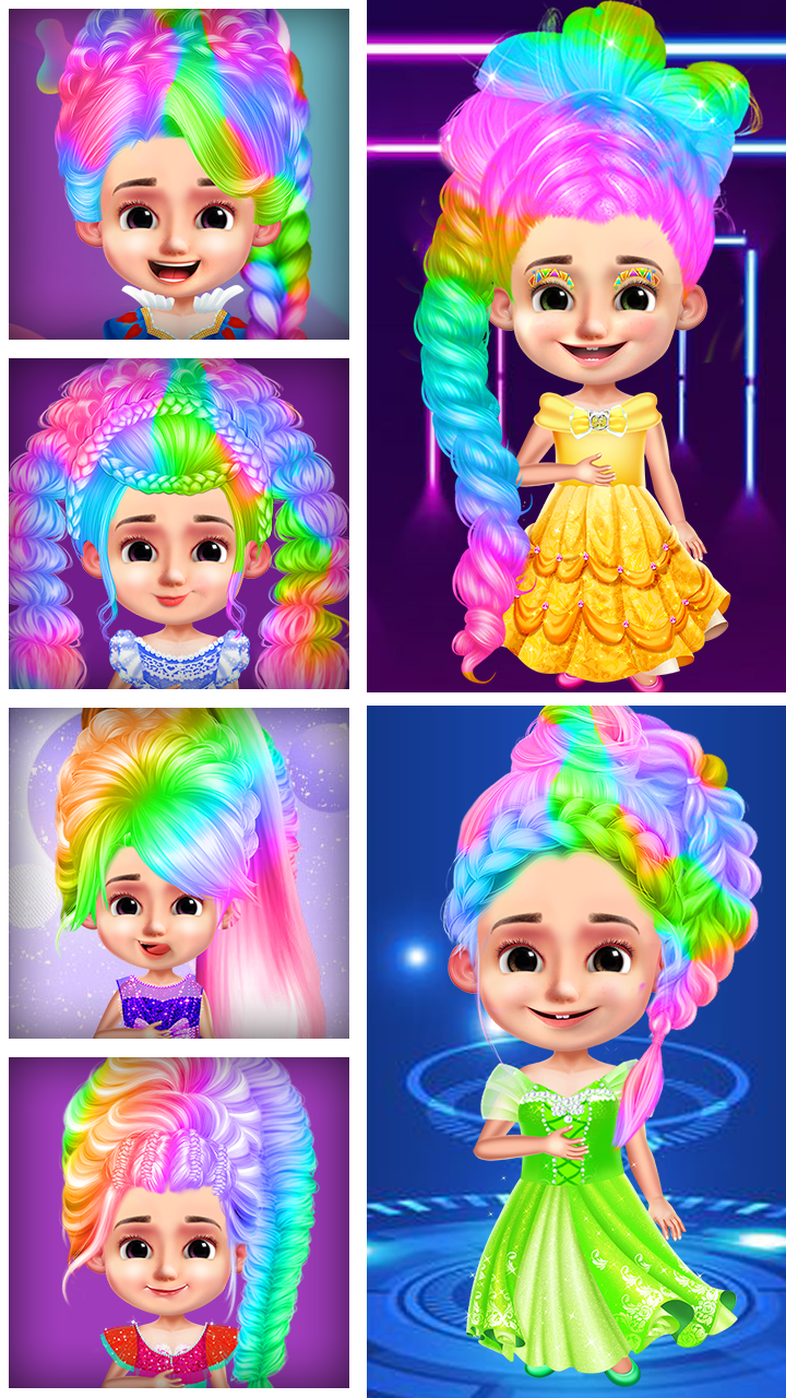 اسکرین شات 7 برنامه Bella Doll Braided Hair Salon