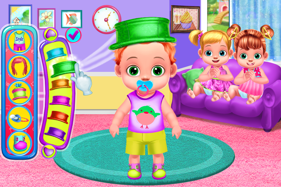 اسکرین شات 3 بازی Babysitter Kids Haircut Salon