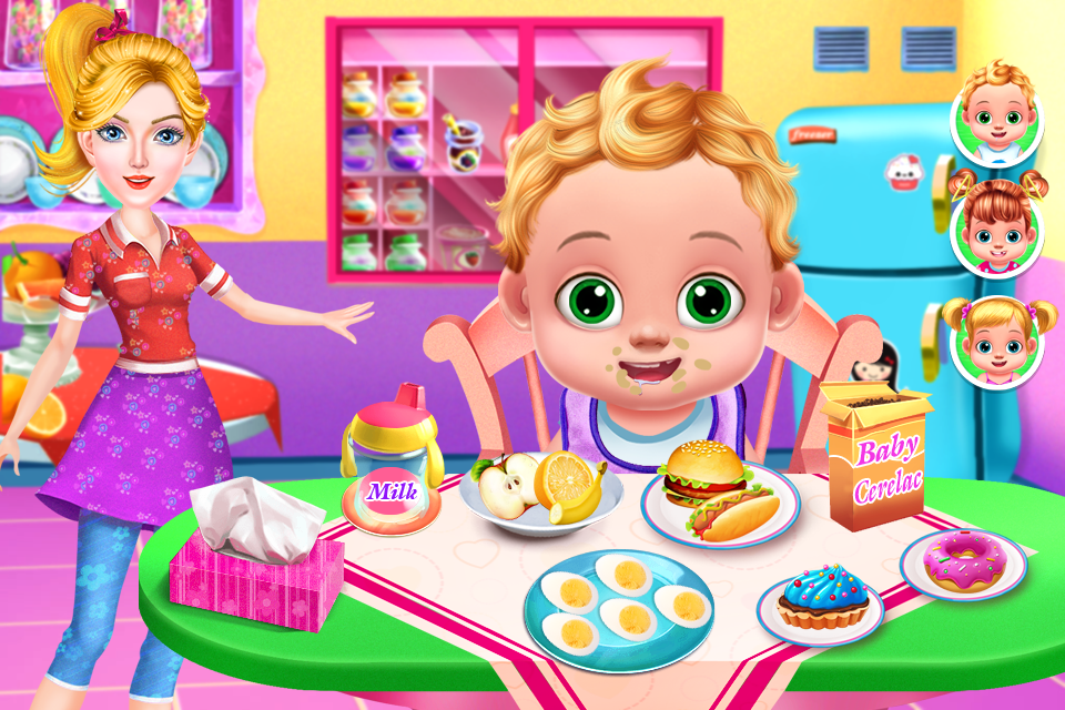 اسکرین شات 4 بازی Babysitter Kids Haircut Salon