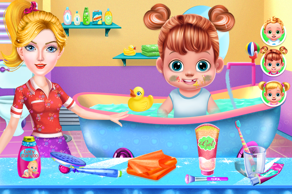 اسکرین شات 1 بازی Babysitter Kids Haircut Salon