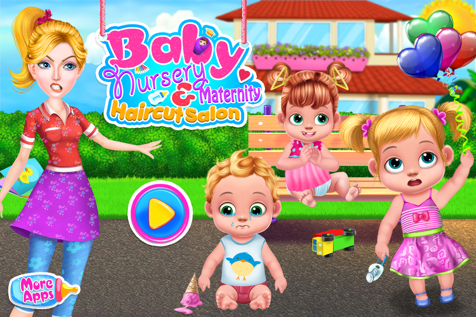 اسکرین شات 6 بازی Babysitter Kids Haircut Salon