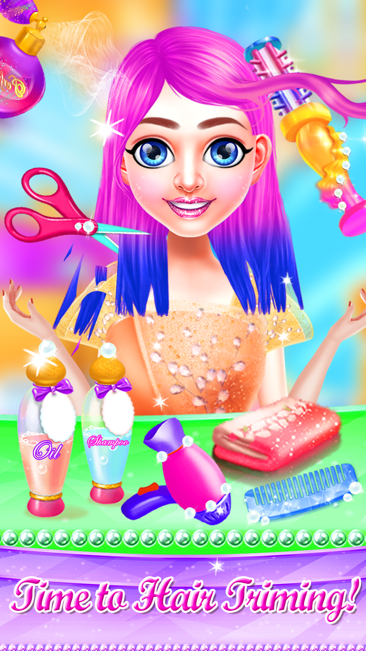 اسکرین شات 3 بازی Braided Hairs Games for Girls