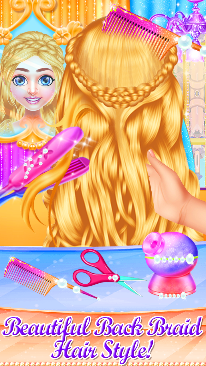 اسکرین شات 4 بازی Braided Hairs Games for Girls