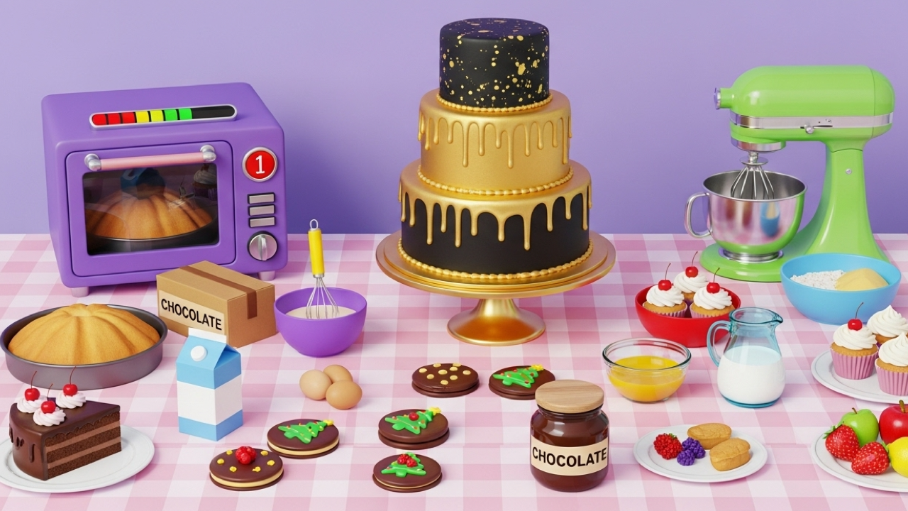 اسکرین شات 5 بازی Christmas Cakes Cooking Bakery