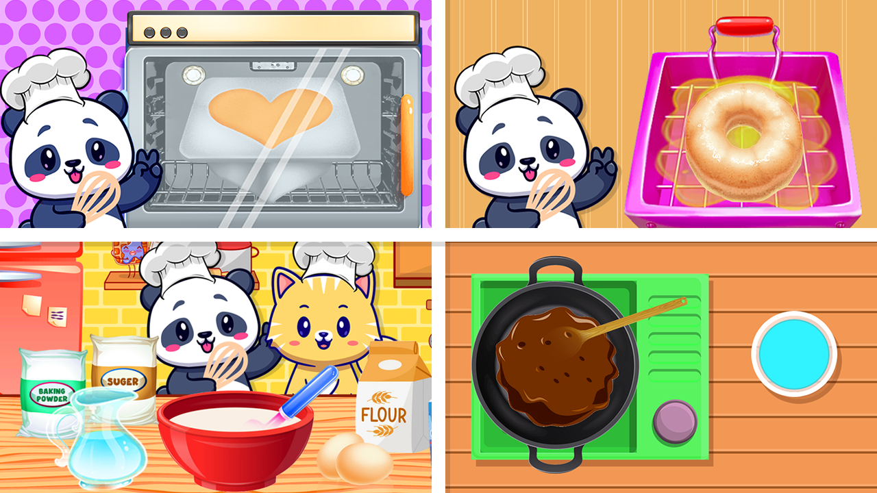 اسکرین شات 3 برنامه Kid Cakes Maker Cooking Bakery