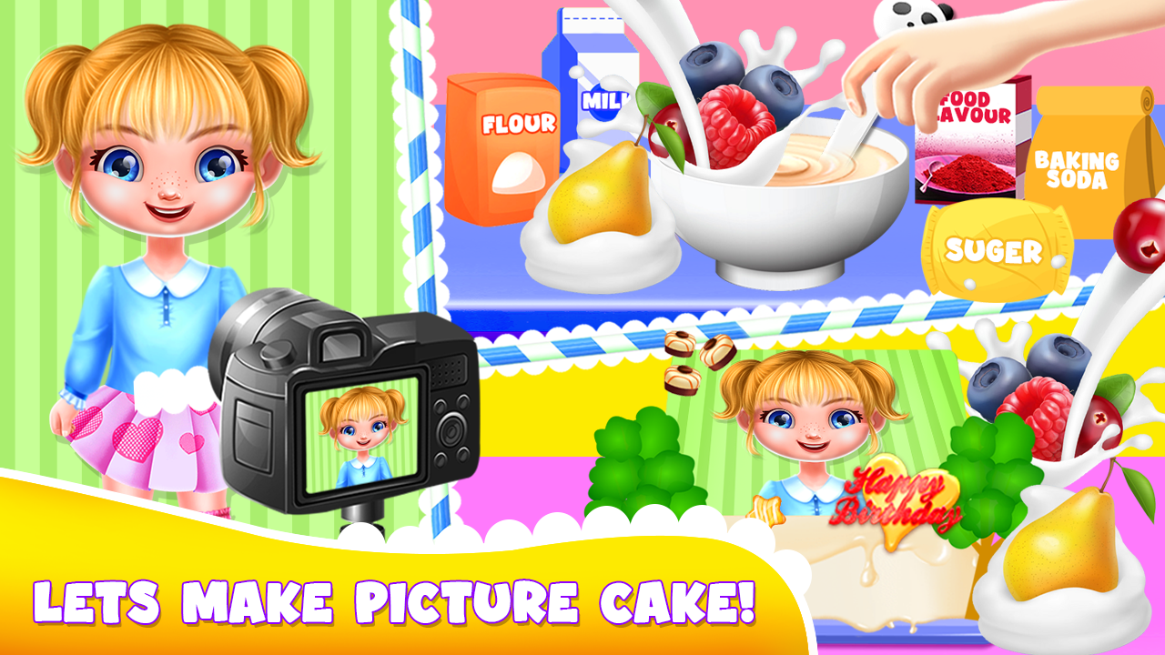 اسکرین شات 5 برنامه Kid Cakes Maker Cooking Bakery