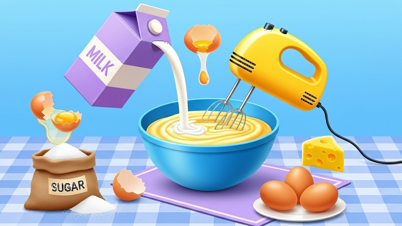 اسکرین شات 1 برنامه Kid Cakes Maker Cooking Bakery