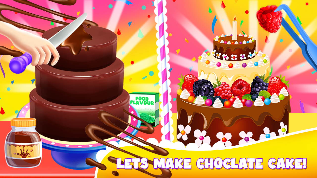 اسکرین شات 2 برنامه Kid Cakes Maker Cooking Bakery