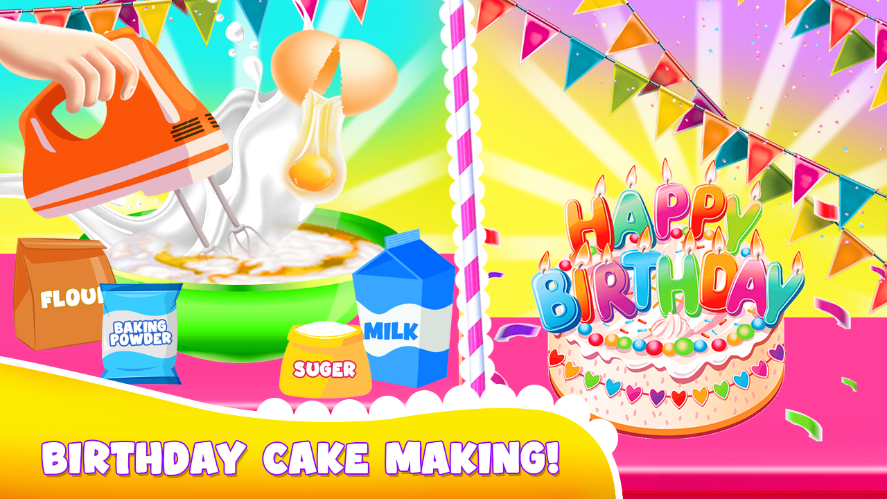 اسکرین شات 7 برنامه Kid Cakes Maker Cooking Bakery