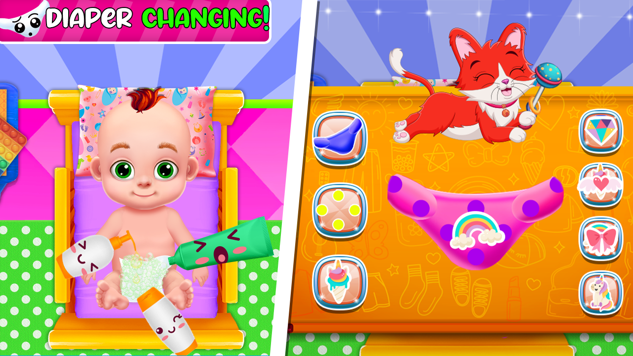 اسکرین شات 5 بازی Babysitter Triplets Chic Care