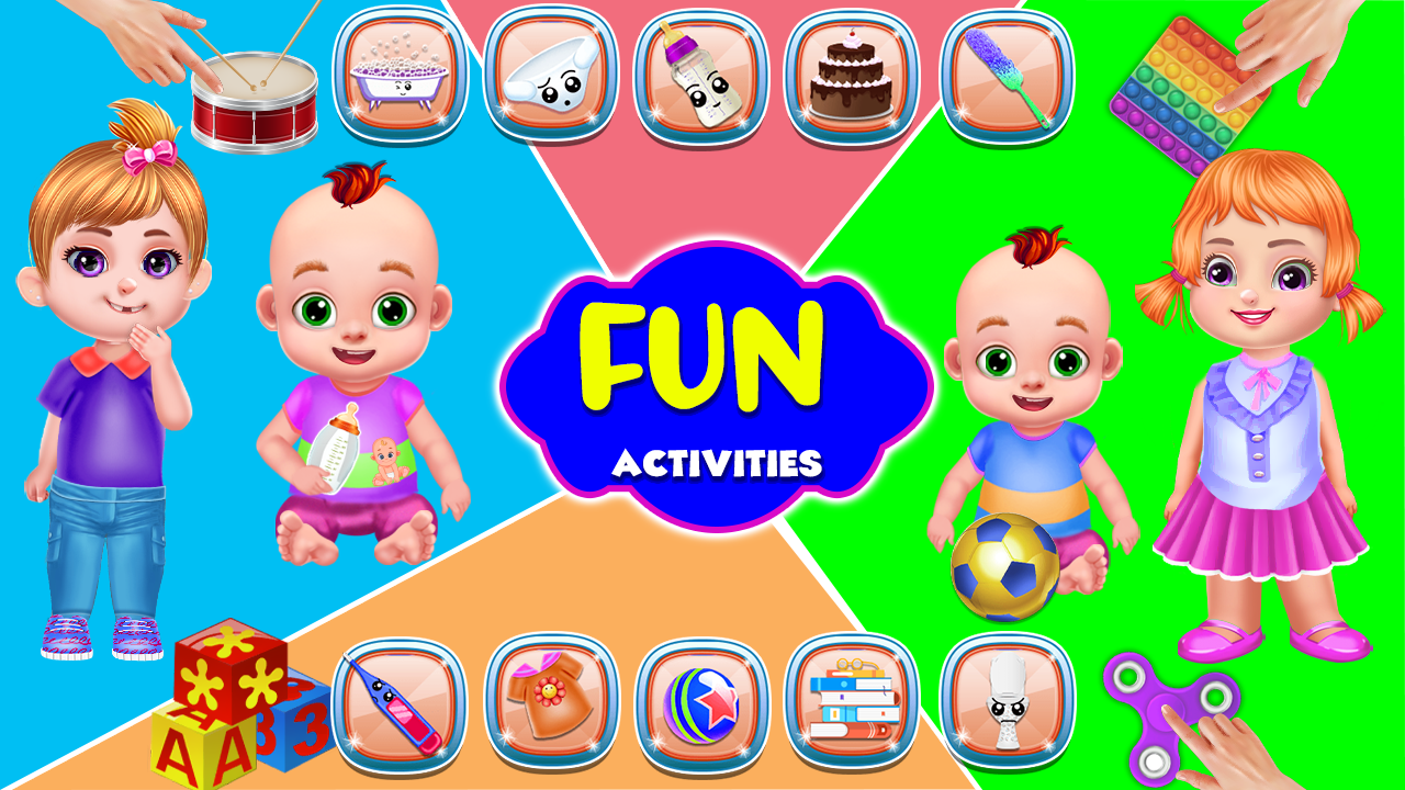 اسکرین شات 2 بازی Babysitter Triplets Chic Care