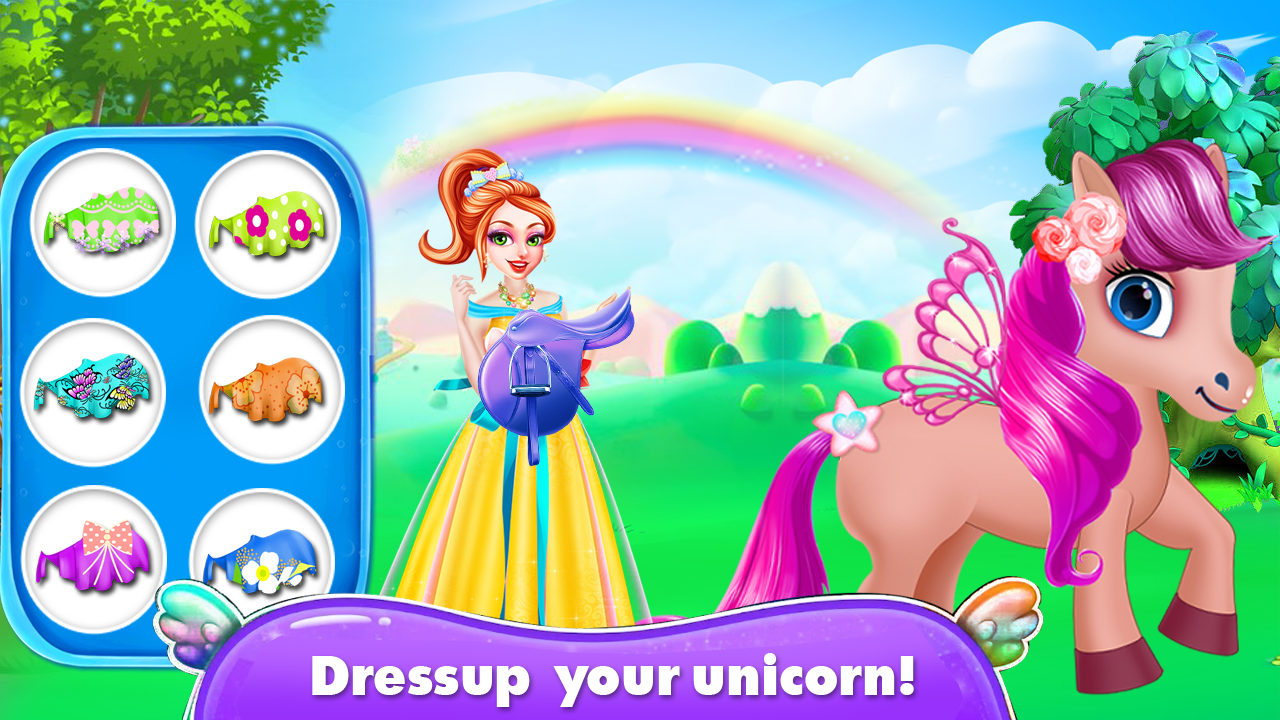 اسکرین شات 6 برنامه Pony Horse Hair Game for Girls