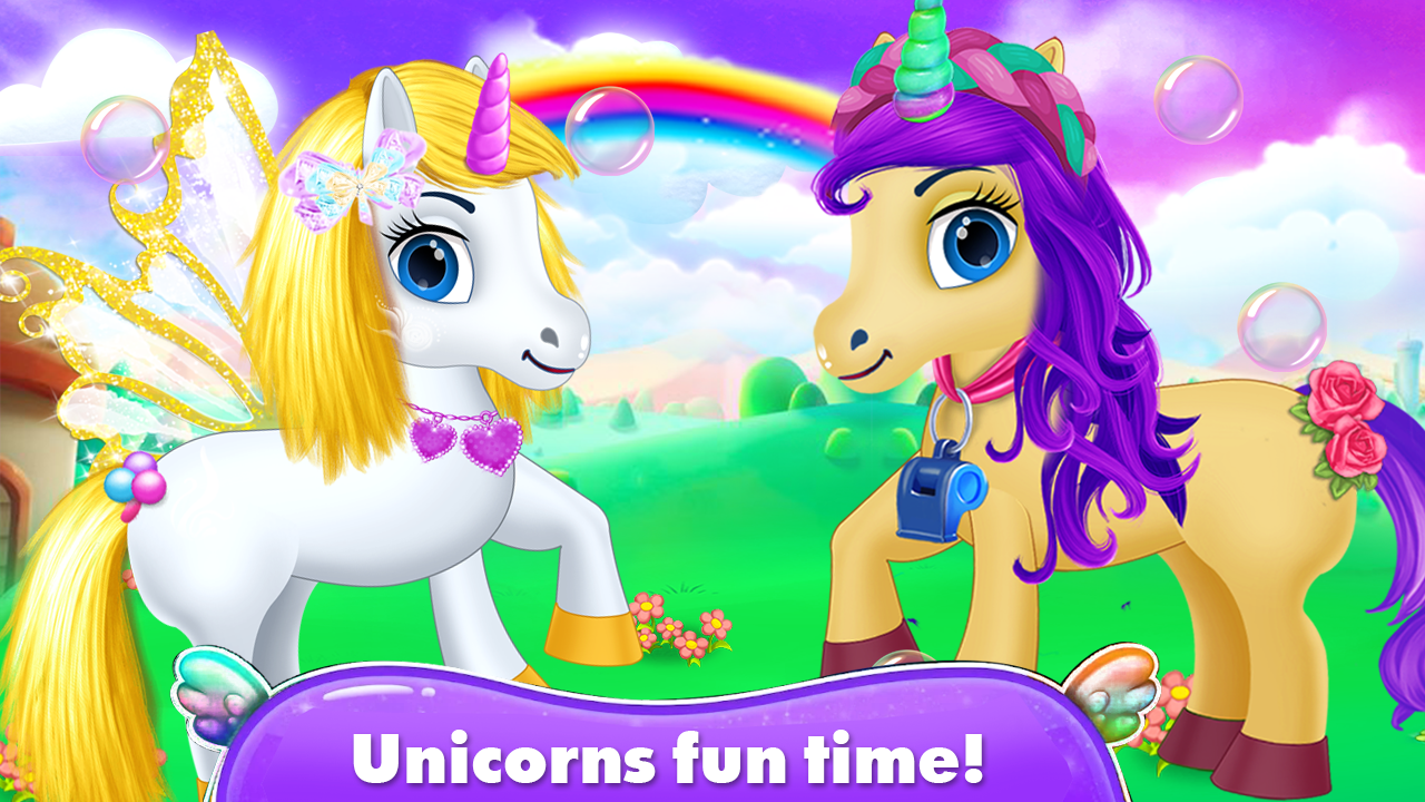 اسکرین شات 1 برنامه Pony Horse Hair Game for Girls