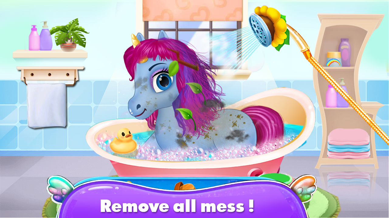 اسکرین شات 5 بازی Princess Unicorn-Pets for Kids