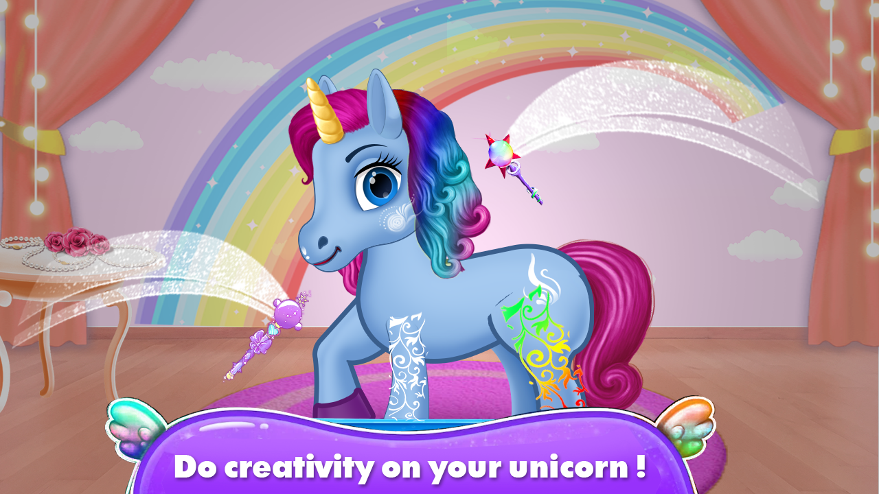 اسکرین شات 6 بازی Princess Unicorn-Pets for Kids