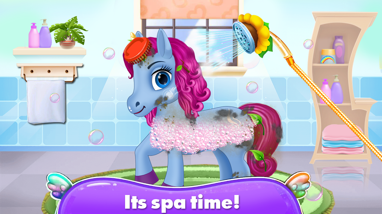 اسکرین شات 7 بازی Princess Unicorn-Pets for Kids