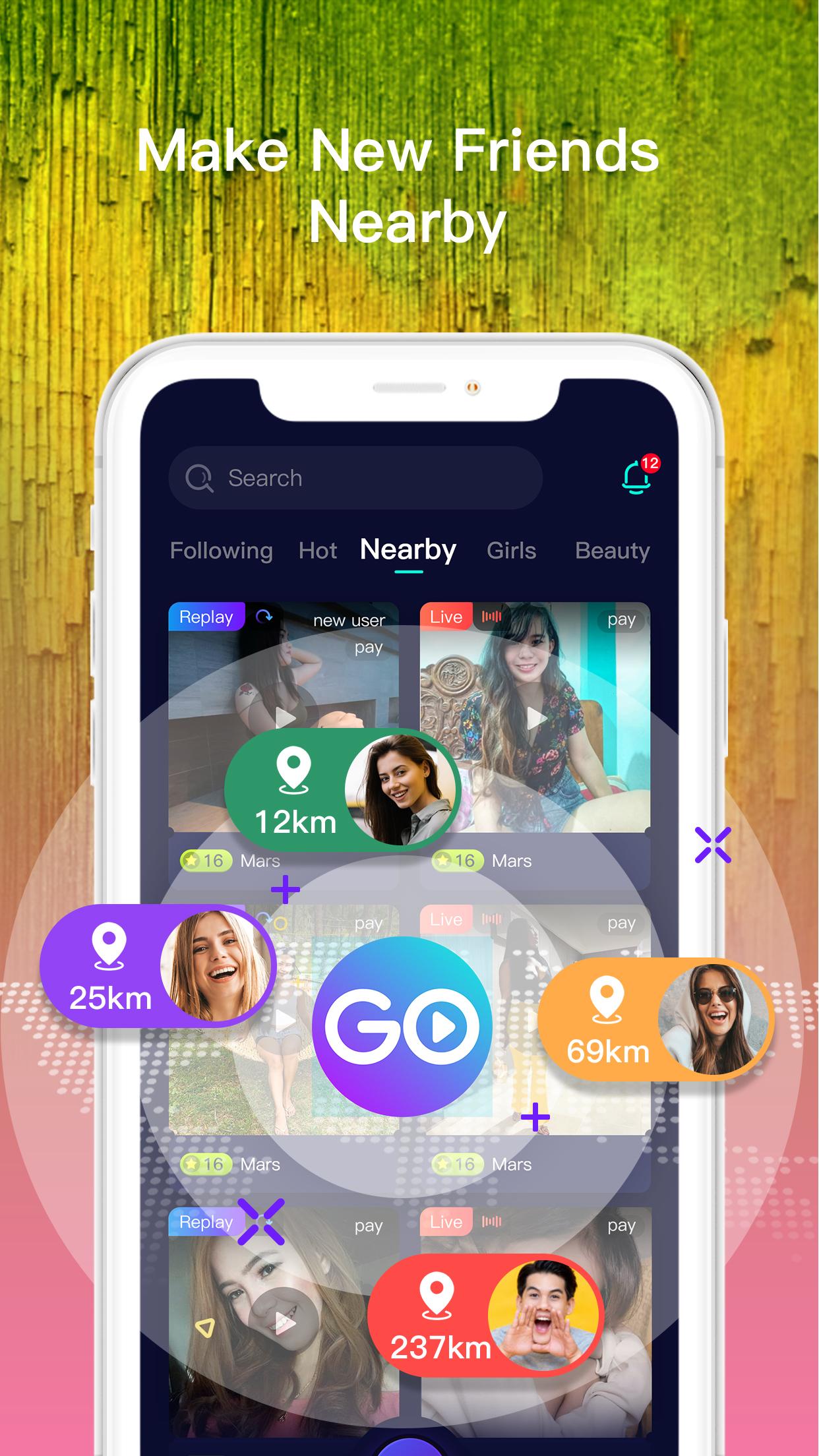 اسکرین شات 6 برنامه GOGO LIVE Streaming Video Chat