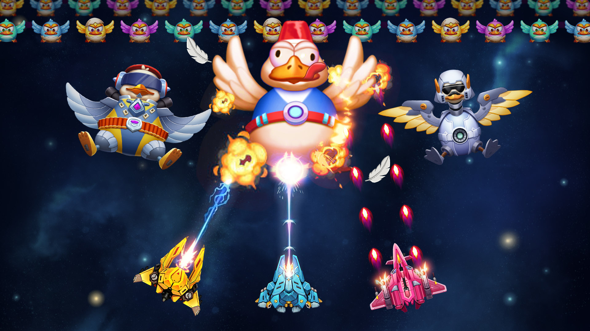 اسکرین شات 7 بازی Chicken Attack: Galaxy Shooter