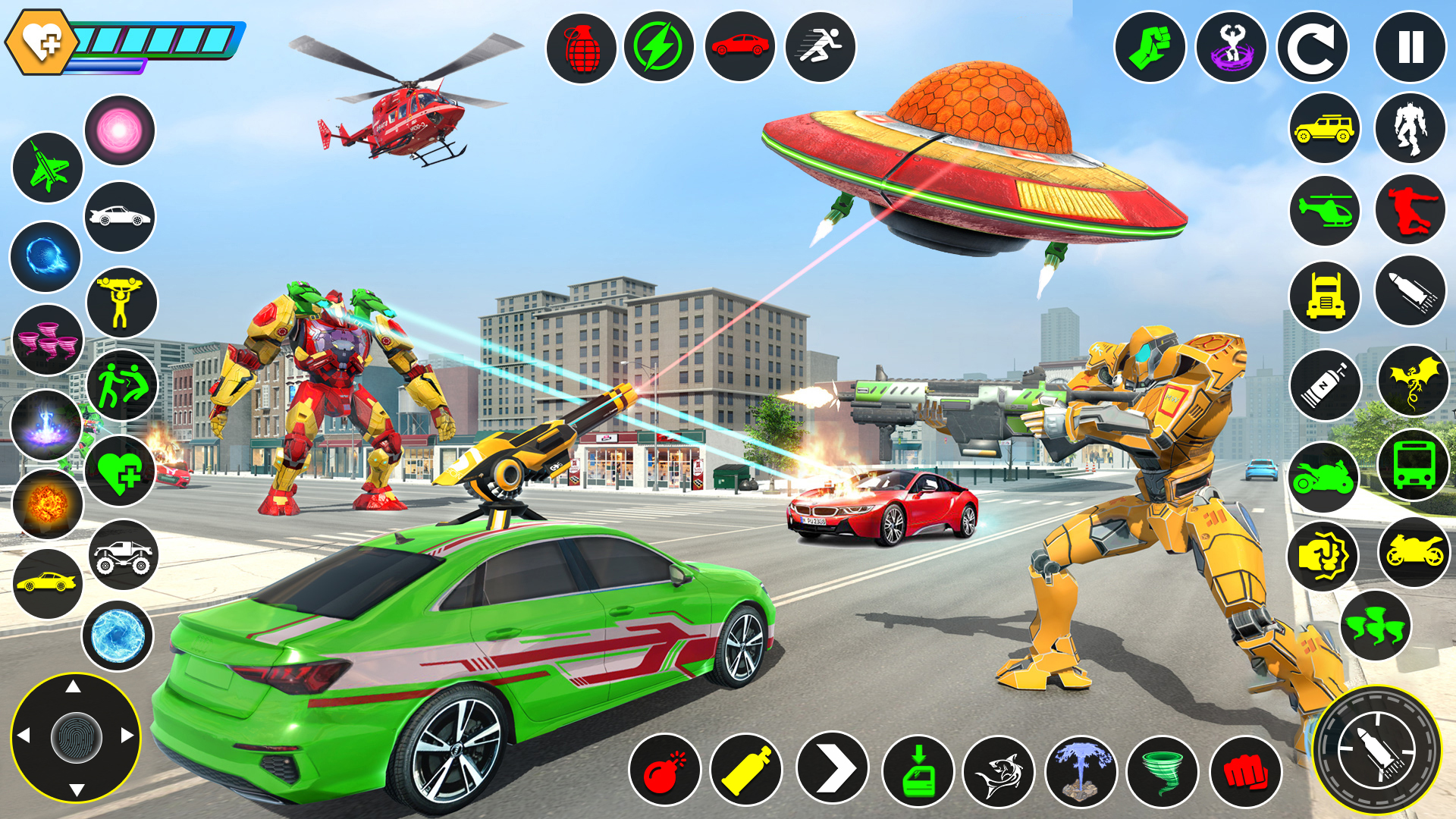 اسکرین شات 5 برنامه Titanic Robot Transport Games