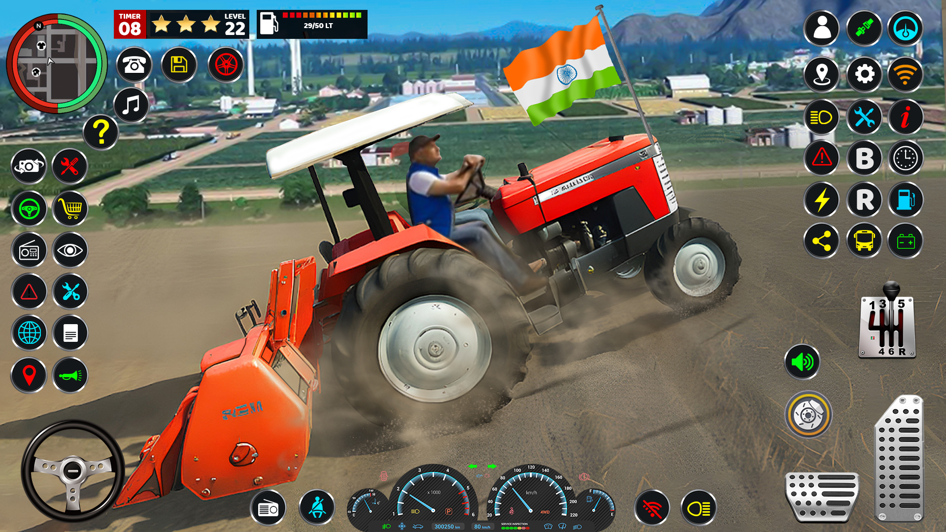 اسکرین شات 4 بازی Tractor Farming Game- Farm Sim
