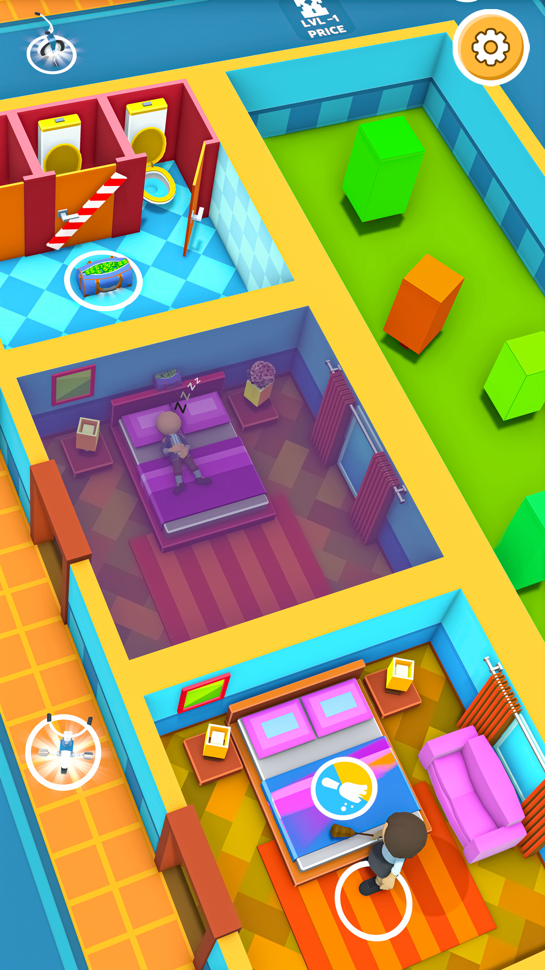اسکرین شات 4 بازی Perfect Hotel Business Game 3d