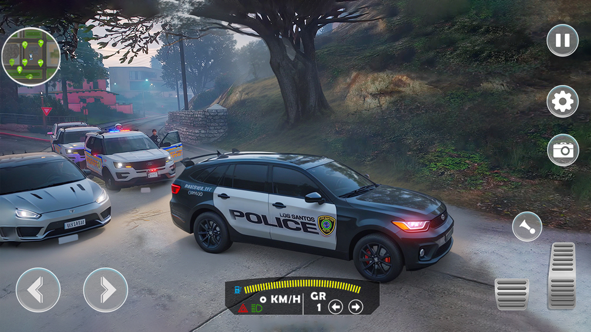 اسکرین شات 2 بازی Police Car Chase Driving Game
